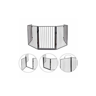 Kaminschutz Schutzgitter Kamin Absperrgitter Kinder Ofen Gitter Laufstall Metall Image