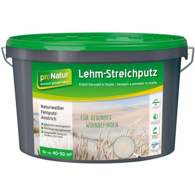 Pro Natur - Pronatur Lehmstreichputz 18 kg 0,5 mm fein weiß Wandfarbe Image