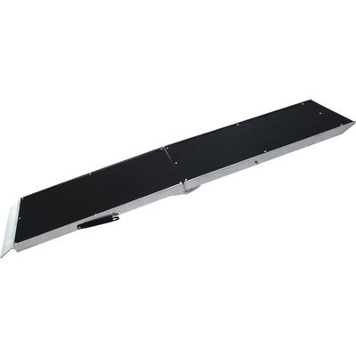 Wiltec - Hunderampe faltbar, 185 x 38 cm, geklappt 96 x 38 cm, aus Aluminium, rutschsicher, Image
