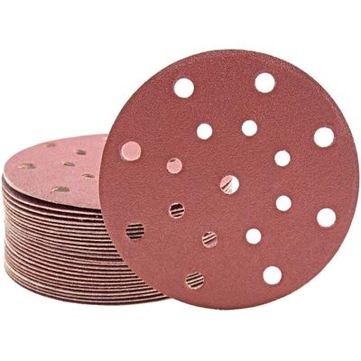 Miotools - Fox Klett-Schleifscheiben, 150 mm, 17-Loch, f. Exzenterschleifer, Normalkorund (50 Stk.) Image