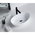 BERNSTEIN - Vasque à poser PB2004 en fonte minérale (Pure Acrylic) - 55x35x14,5cm - en blanc mat ou