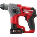 Perforateur compact Sds-Plus Milwaukee M12 CH-602X Fuel 12V Li-Ion 2x6.0Ah 1.1J avec coffret Hd Box