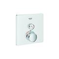 Grohe Grohtherm SmartControl Thermostat avec un robinet d'arrêt, rose murale blanc lune - 29153LS0