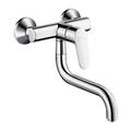 Hansgrohe - cuisine match2 Focus chromé , montage mural, bec orientable