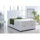 Faux Leather Ottoman Foot Lift Bed Base with HEADBOARD ONLY by Comfy Deluxe LTD (White, 4FT Small Double)