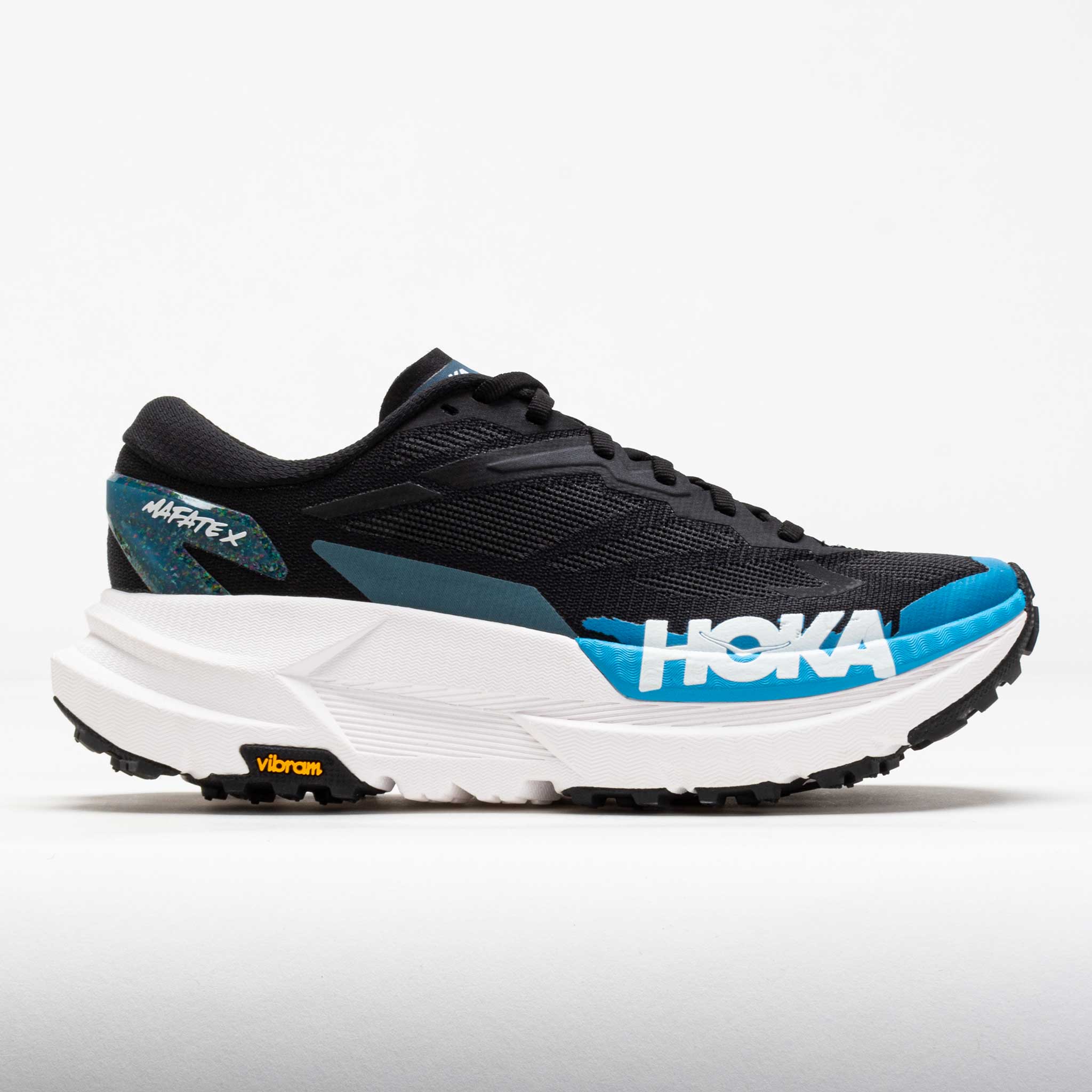 HOKA Mafate X Women's Trail Running Shoes Black/Skyward Blue