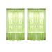 Winston Porter Artian Solid Color Sheer Rod Pocket Curtain Panels Polyester in Green/Blue | 84 H in | Wayfair 6690896EBD4A44E68544611107F89982