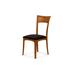 Copeland Furniture Ingrid Side Chair Genuine Leather in Black | 37.5 H x 19.75 W x 22 D in | Wayfair 8-ING-20-23-3312