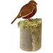 CaliforniaHome&Garden Metal Field Sparrow Garden Art Metal | 4 H x 4 W x 0.4 D in | Wayfair CH528