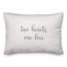 Ebern Designs The Lyell Collection Two Hearts One Love Throw Pillow Polyester/Polyfill blend in Gray/White | 14 H x 20 W x 1.5 D in | Wayfair