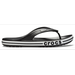 Crocs Black / White Bayaband Flip Shoes