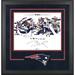 Tom Brady New England Patriots Deluxe-Framed Autographed 16" x 20" 6-Time Super Bowl Champion Photograph