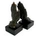 World Menagerie Hands Non-skid Bookends Metal in Black | 10 H x 4.75 W x 4.5 D in | Wayfair 39CBAFE8E0204EDE9686BC2AA9C4E8B5