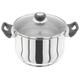 Judge Vista Suppentopf 24 cm 5,5 l, Edelstahl, Silber