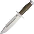 Bark River BA214MGC Outdoormesser-Klingenlänge: 19.68 cm-Teddy II Green Canvas Micarta, mehrfarbig