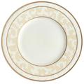 Villeroy & Boch 10-4390-2660 Ivoire Brotteller, Porzellan, gold/weiß/Beige, 18.2 x 18.2 x 4 cm, 1 Einheiten