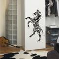 Indigos 4052166055789 Wandtattoo w373 Zebra Tiere Steppe Wandaufkleber 96 x 55 cm, schwarz