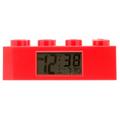 Lego Kinderwecker Wecker Legostein rot, Kunststoff, Red, 9002168