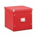 Zeller 17621 Aufbewahrungsbox, Pappe, rot