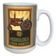 Tree-Free Greetings lm43362 Vintage Nebraska Farm Country Traktor von Paul A. lanquist Keramik Becher mit Henkel/, 15-Ounce, farbenreiche