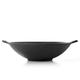 H+H 2602 Wok, Gusseisen, Schwarz