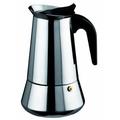 Bank of olaneta Alondra 4-Cup Kaffeemaschine, Edelstahl, Silber/schwarz, 30 x 30 x 30 cm