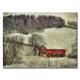 Markenzeichen Fine Art Snowy Cabin by Lois Bryan Leinwand Art Wand, 22 by 32"