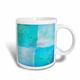 3dRose Relax Seestern Aqua und Blau Strand Thema mit Ocean Farben Magic verwandelt 11 oz Tasse, Keramik, Mehrfarbig, 10,2 x 7,62 x 9,52 cm