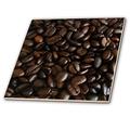3dRose CT 31063 _ 3 Dark Coffee Beans-Ceramic Tile, 20,3 cm
