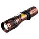 Roadsign Trekking CREE-LED Taschenlampe, braun eloxiert, 135x35 mm, 70525