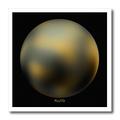 3dRose Solar System – Pluto (ehemaligen Planet) – Eisernen, auf Wärmeübertragung, 8 20,3 cm, für weiß Material (HT 76851 _ 1)