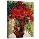 Art Wände rot Mohn und Margeriten Galerie verpackt Leinwand von Vincent Van Gogh, 36 122 cm