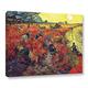 Art Wandbild rot Vineyard bei Arles von Vincent Van Gogh Galerie verpackt Leinwand, 24 32