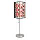 Smart Living Company Lampe Beatles Love Sport, silberfarben