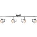 LED Deckenleuchte Strahler Chrom 12 Watt Leuchte Globo 56206-4