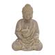 Deco 79 Fasern Clay Buddha, sitzend, antik gelb Finish