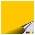 FoLIESEN Fliesenaufkleber für Bad und Küche - 10x10 cm - gelb glänzend - 600 Fliesensticker für Wandfliesen