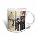 3dRose Paris/The Place de leurope auf A Rainy Day von Gustave Caillebotte Keramik Tasse, 15-Ounce