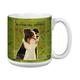 Tree-Free Greetings xm28062 John W. Golden Künstlerische Jumbo Tasse, 591 ml, Australian Shepherd