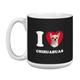 Tree-Free Greetings xm29031 I Heart Chihuahuas Künstlerische Jumbo Tasse, 591 ml, weiß