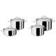 Spring 0285850604 Cristal Starter Set 4 teilig, Edelstahl, silber, 25 x 33,8 x 58,4 cm