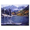 Markenzeichen Fine Art Rocky Mountain Solitude von David Lloyd Glover Leinwand Art Wand, 24 by 32"