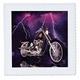 3dRose Quilt quadratisch auf Harley-Davidson® Motorrad (QS 8332 _ 3)