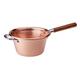 Pentole Agnelli Family Cooking Kessel in Kupfer, mit Griff aus Holz 26 cm Kupferfarben