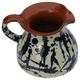 Amazing Cookware "Splatter Terracotta Chubby Krug, Creme/Blau