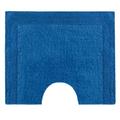 Vossen 1153510469 Charming - Toilettenvorleger mit Ausschnitt, 55 x 50 cm, deep blue