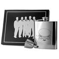 Visol vset59–1199 Groomsman Logo Groomsmen Geschenk-Set, 230 ml, Silber