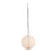 Ian Snow Windlicht Ball, Opakglas, Gelb/Beige