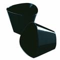 Unbekannt Martellato Kunststoff Cup Set, 100 Stück, Plastik, schwarz, 175 ml