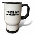 3dRose TM 195591 _ 1 Trust Me I 'm A Banker Fun Banking Humor Funny Job Bank Arbeit Geschenk Reisen Becher, 14 oz, Weiß